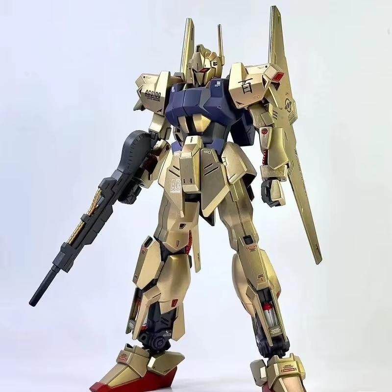 

1/144 Msn-100 Hyaku Shiki Шампанское Золото Пластина для Распыления Аниме Фигурки Персонажей с Подвижными Суставами Робот Модель для Сборки В Наличии