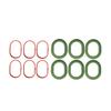 Intake Manifold Upper and Lower Gasket Set Compatible with Mercedes-Benz C350 ML350 C300 E400 GlE350 GLK350 SLK350 2012-2018, Replace 2761410180