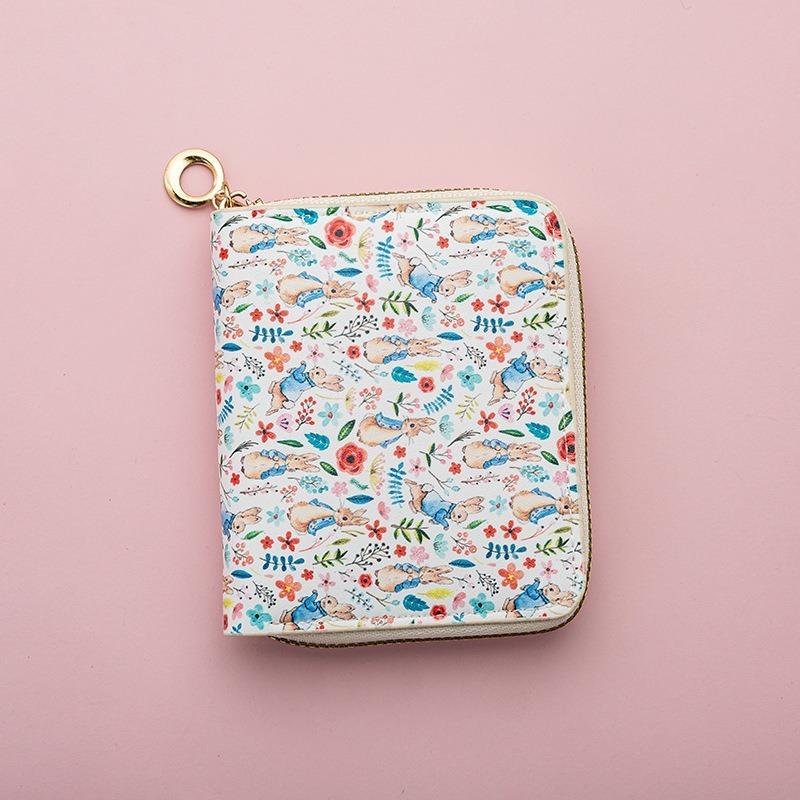 Women's cartoon animation buckle short wallet, card bag, change bag, multi-card position wallet, waterproof and ultra-light.