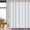 Creative Modern Geometric Symmetric Pattern Shower Curtain,Home & Bathroom Decor, Waterproof Fabric, Stylish Partition