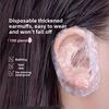 Disposable Thickened Protective Earmuffs, Beauty Barber Shop Hair Dyeing Earmuffs, Bathing Shampoo, Ear Protection, Waterproof Earmuffs