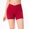 Cloud-Feel Women's High-Waisted Yoga Shorts: Three-Quarter Length, Butt-Lifting, Quick-Dry Fitness Pants for Running and Pilates.