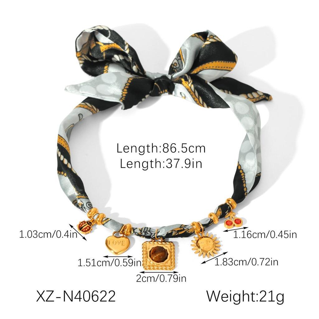 Europejsko-Amerykański Naszyjnik ze Stali Nierdzewnej Serce Słońce i Bransoletka Tytanowa dla Kobiet - Akcesoria Luksusowe