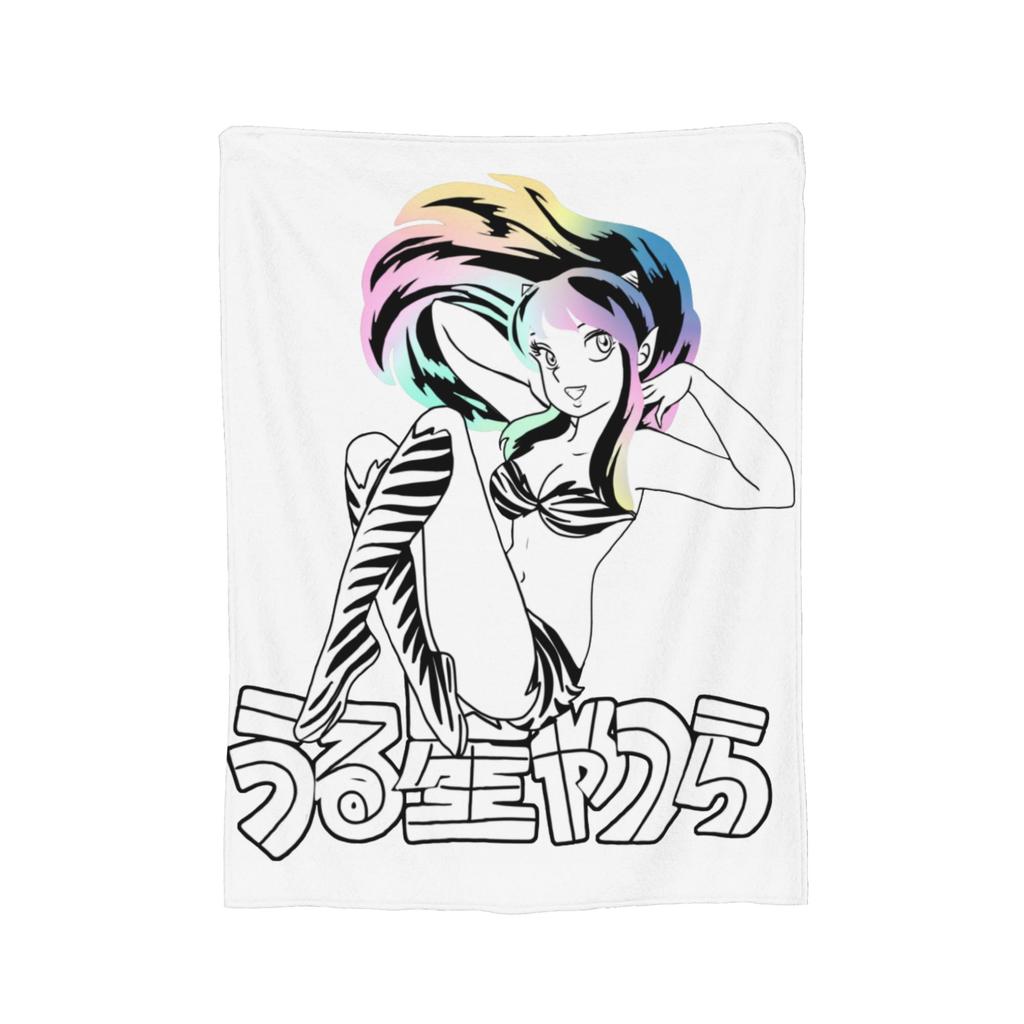 Lum Urusei Yatsura Blankets Velvet Printed Anime Portable Lightweight Throw Blankets for Bedding Office Bedding Throws