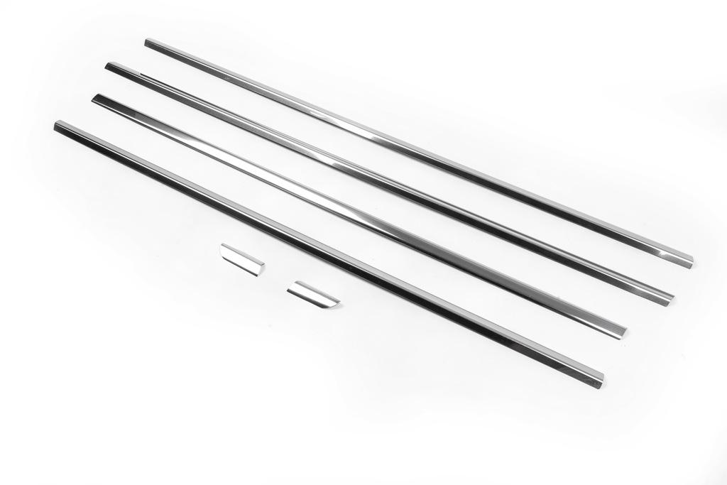Glass Moldings (stainless Steel) HB, OmsaLine - Italian Stainless Steel for Chevrolet Cruze 2009-2015