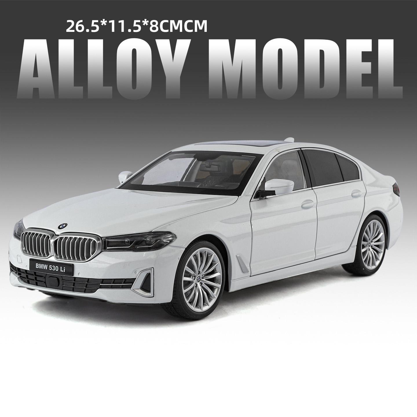 

1:18 BMW 530Li Large Luxury Alloy Metal Diecast Model Cars High simulation decorative display ornaments Birthday Present Friend