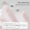 YEEHOO Kids' Summer Breathable Mesh Socks 7-Pair Pack