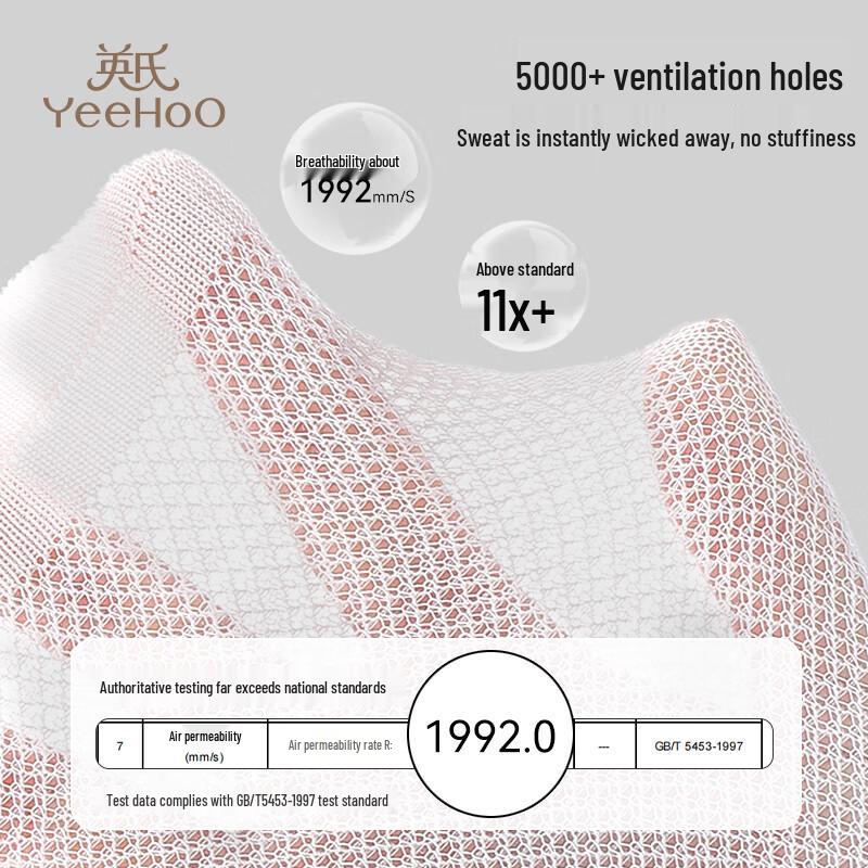 YEEHOO Kids' Summer Breathable Mesh Socks 7-Pair Pack