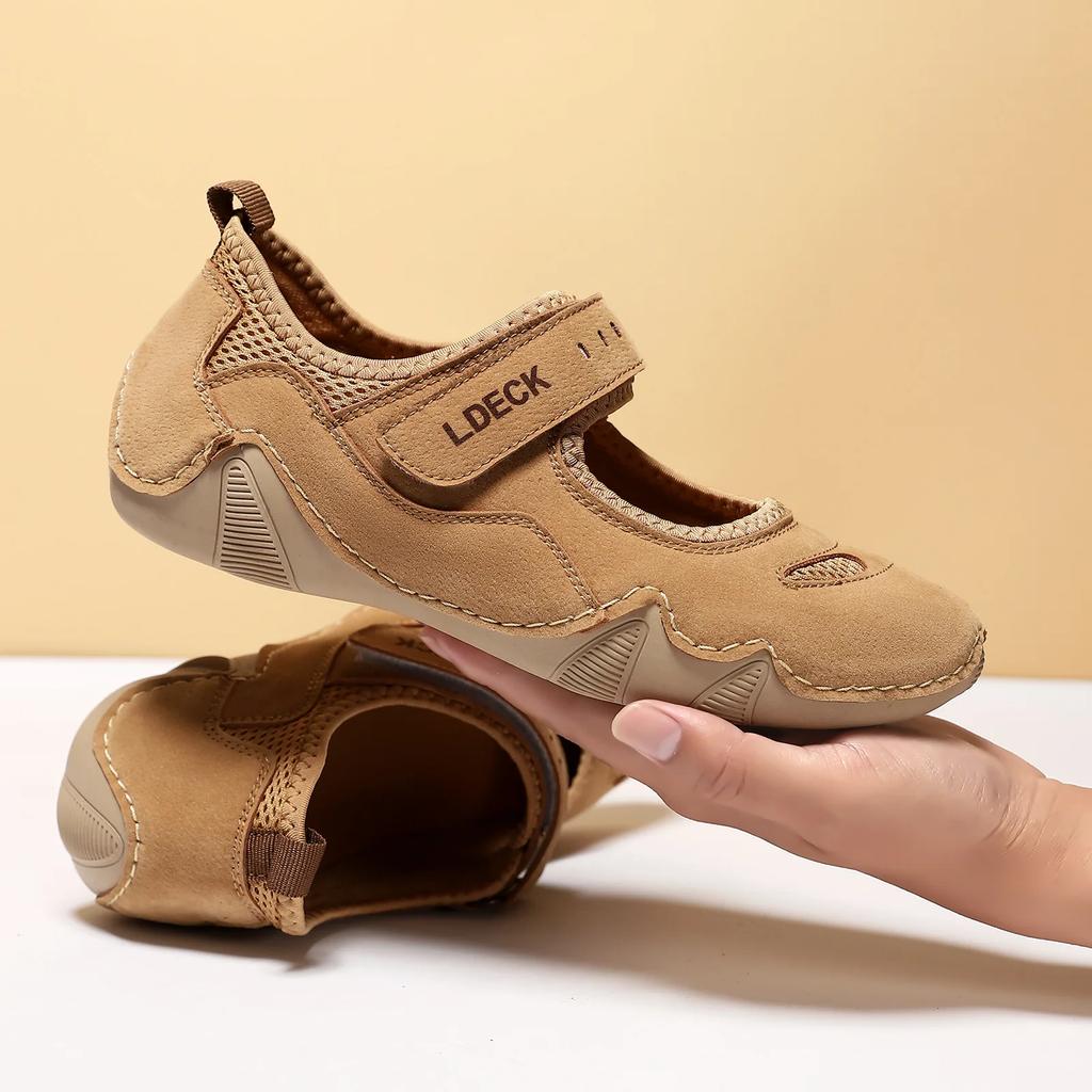 Fashion High Quality Fashion Women's Flat Shoes Round Toe Shallow Shoes Casual Breathable Slip-on Flat Outdoor Ladies Mary Jane Shoes
