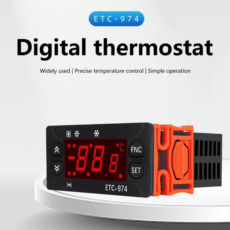 Temperature Controllers LED Digital Thermostat for Incubators Temperature Controllers Thermoregulator Relays