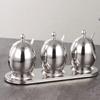 Wutuo Edelstahl Drehbar Gewürzglas Set