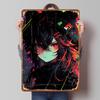 Anime Girl With Red Eyes Metal Poster Custom Wall Art Retro Vintage Tinplate Signs for Man Cave Aesthetic Room Decor Men Home