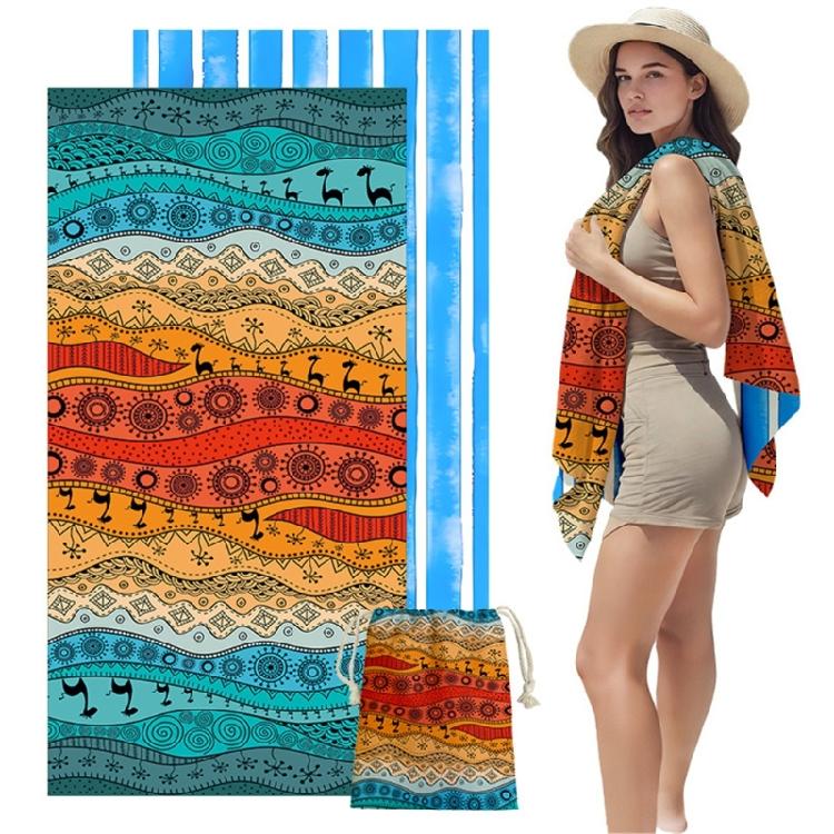 Large Size 80x160cm Microfiber Bath Towel Portable Quick Drying Beach Towel For Adults Beach Pool Gym Easy To Carry