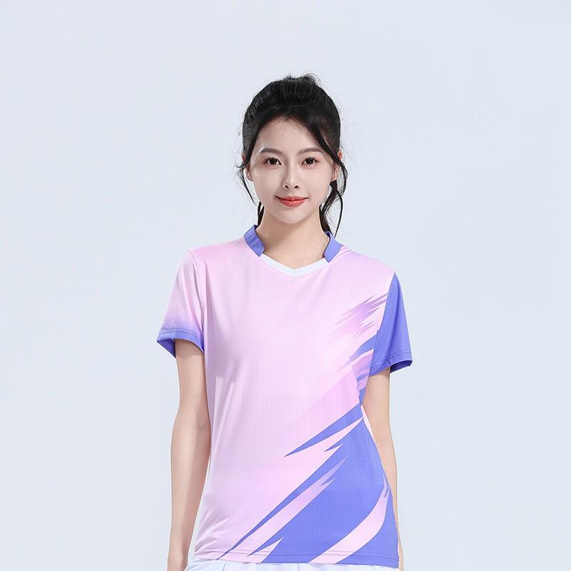 Quick-Dry Badminton Sport Shirt Set Men Women Training Breathable Athletic Wear Tennis Pickleball Outdoor Activities