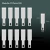 Glue Stripping Instruments and Flat Blade Scalpel; Repairing & Film Fitting Hand Knife; 5, 11, 17# BSD Engraving Blade
