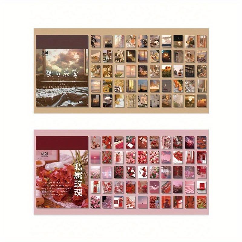 1pc Random Delivery Japanese Paper Sticker Notebook, Ins Style Fresh Diary Memo Pad, 50 Sheets, School Supplies, Back To School