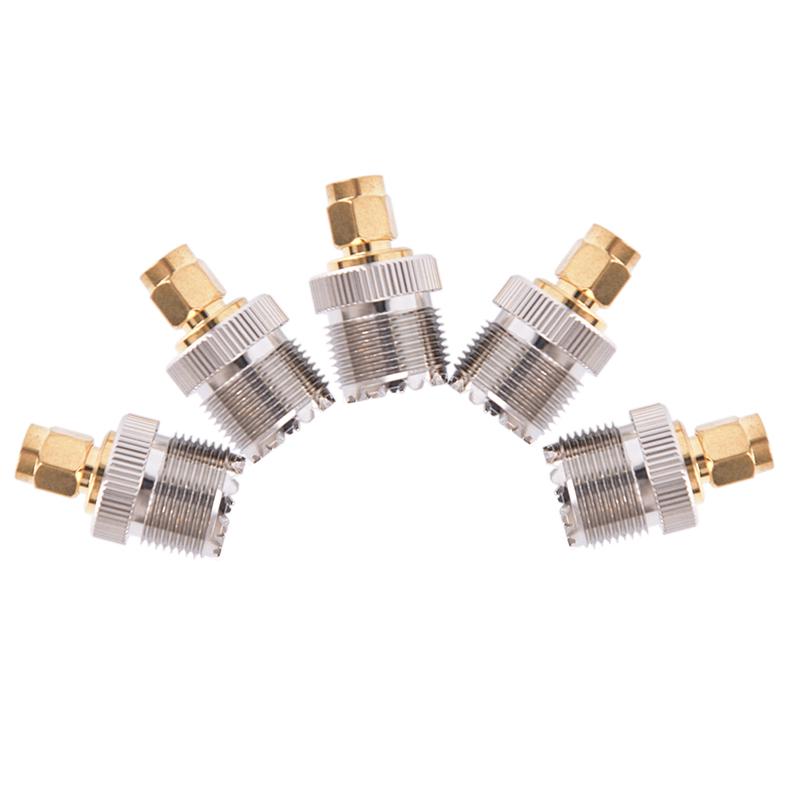 Sma Male Head Inner Screw Inner Needle To Uhf Female Walkie-Talkie Antenna Adapter