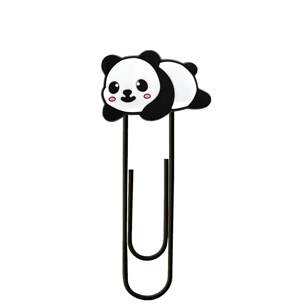 Small Animal Cartoon PVC Paper Clip Bookmark Spinner - Cute DIY Office Decoration
