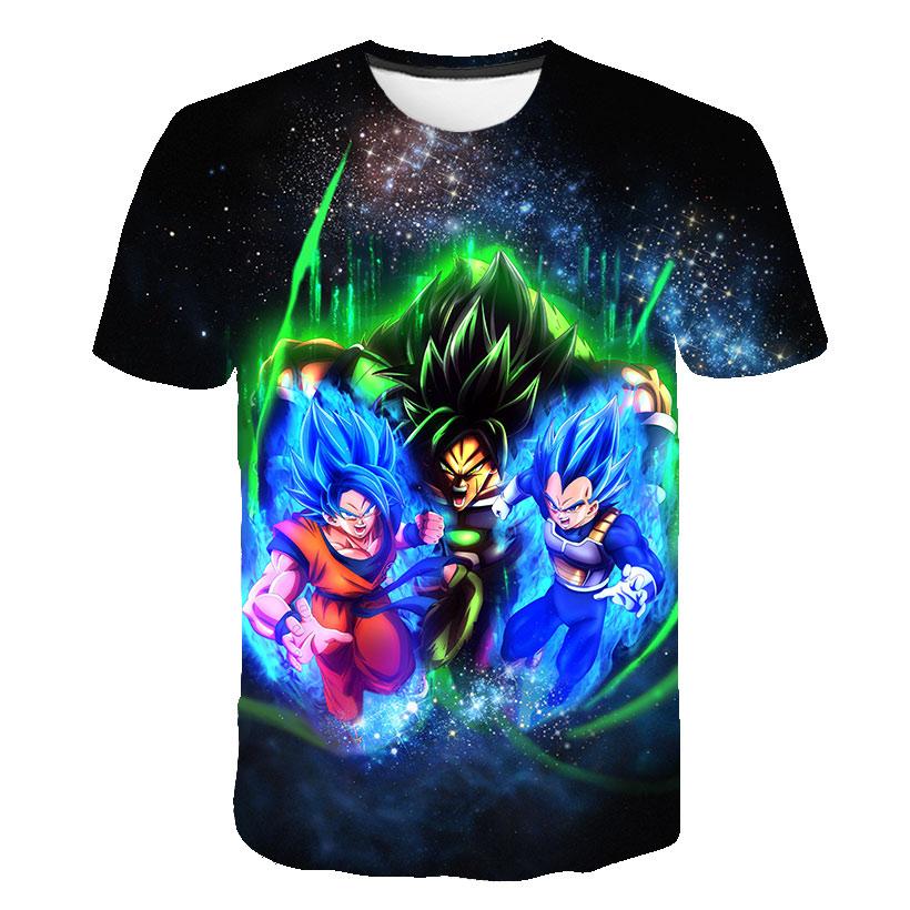 Maglietta Dragon Ball Magliette Anime Magliette Bambino Magliette Cartone Animato Goku Abbigliamento Uomo Top Bambino adulto Estiva Morbida Manica Corta