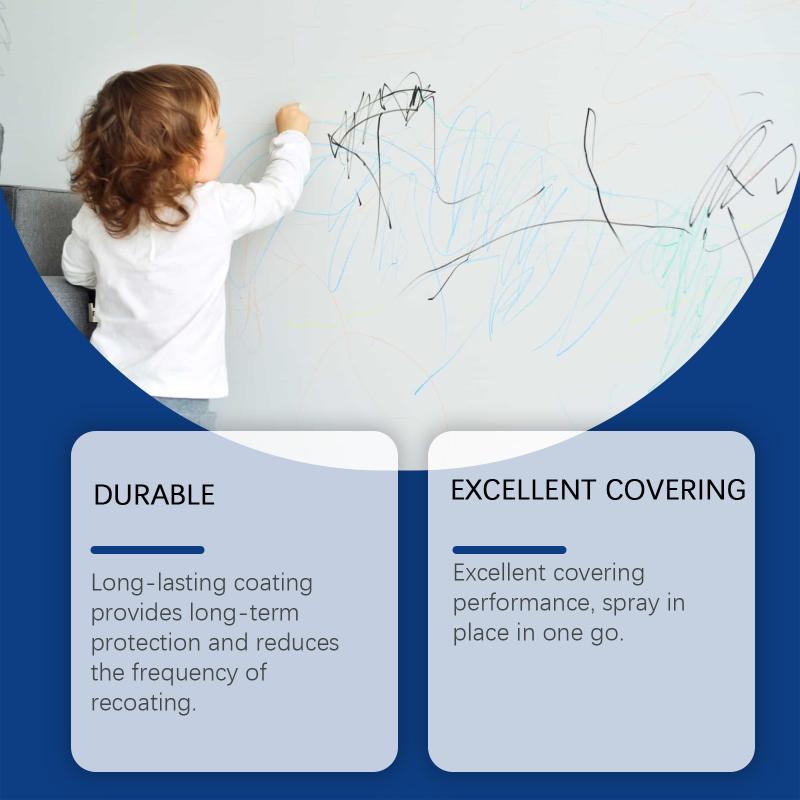 Decontamination Wall Repair Paint Waterproof Long Lasting Sun Resistant Fast Application for New Wall Look