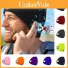 Chapéu de Música Bluetooth Sem Fio com Luzes LED Gorro de Tricô Recarregável por USB