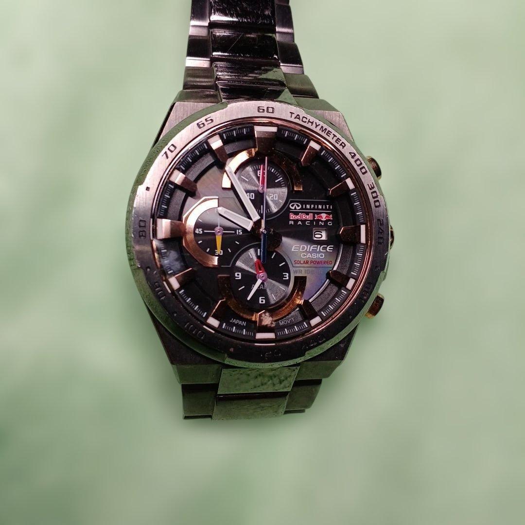 Б/у CASIO EDIFICE Red Bull Racing Основной блок, вторичная батарея заменена