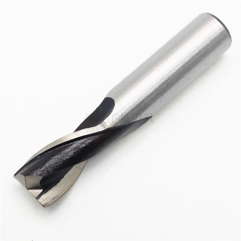 High-Speed Steel Straight Shank Keyway Milling Cutter, Two-Flute, Sizes 4-13mm