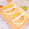 2 Piezas Molde Redondo para Huevos Moldeador Antiadherente Gadgets de Cocina Para Cocineros Desayuno Tortilla Panqueque Sándwich Hamburguesa Camping