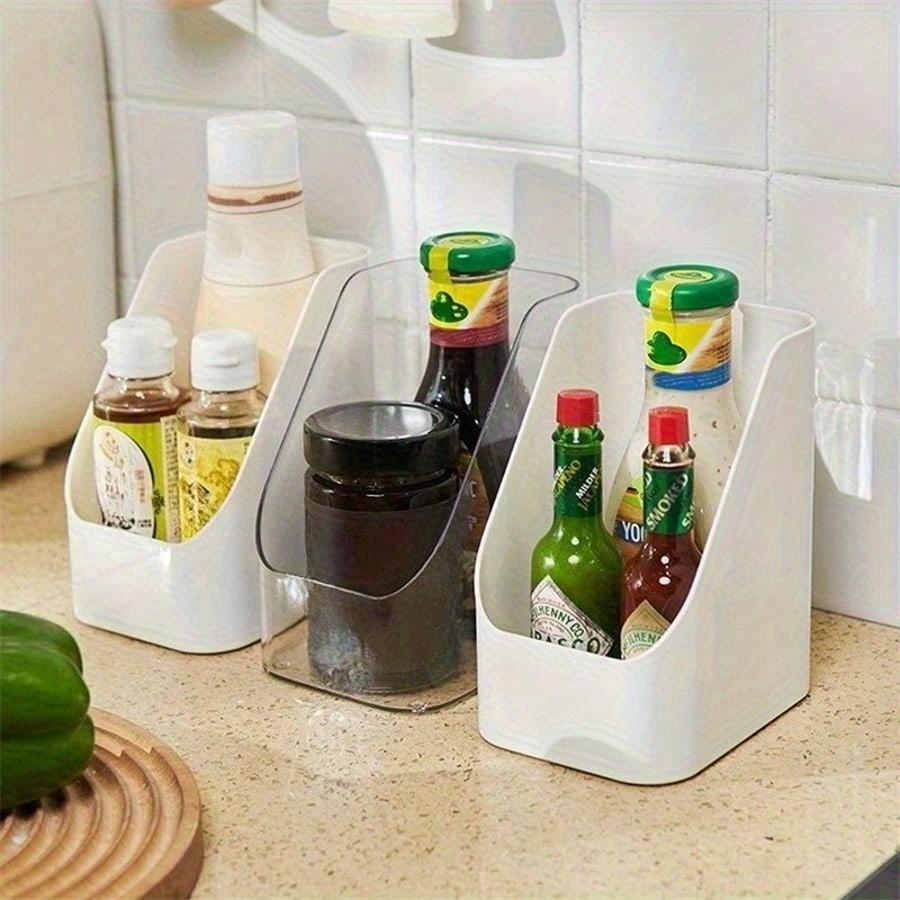 1pcsStorage Box Sundries Organizer Case Inclined Opening Classify Storing Plastic Dormitory Living Room Desktop Daily Use