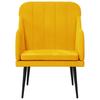 Yellow Armchair 63 x 76 x 80 cm Velvet