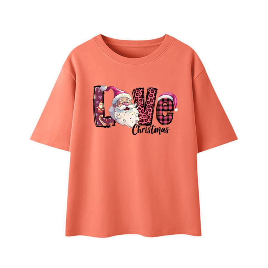 Love Christmas Iron-On Transfer Diy Accessory Washable Clothes Appliqued Heat-Adhesive Transfer Arts Crafts Ironing Sticker