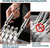 3/5/7 Wheels Retractable Multi-wheel Knife Stainless Steel Pizza Slicer with Handle Dough Divider Knife Pizza Slicer Tool