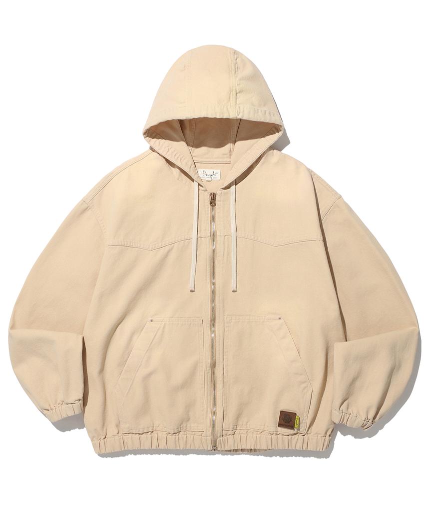Physical Department Hoodie Work Jacket Ivory