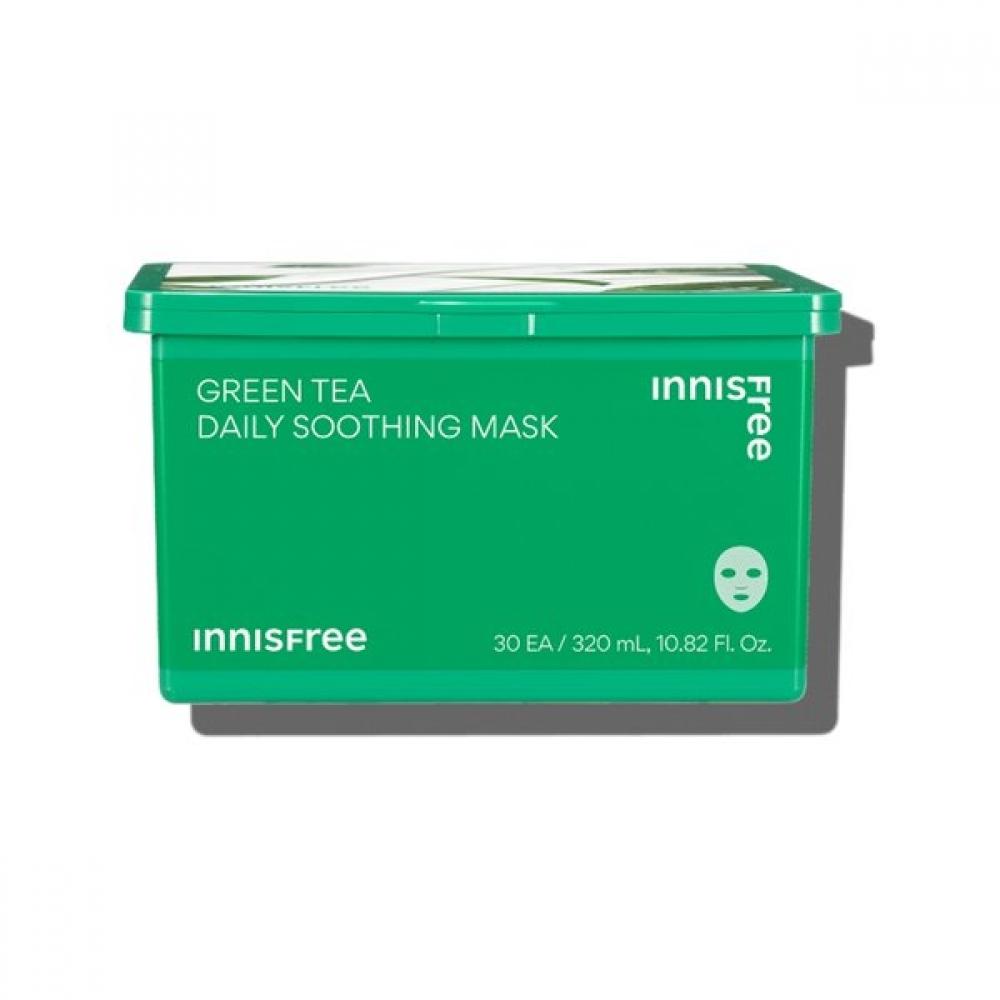 Innisfree Green Tea Daily Hydrating   Soothing Mask 30 Sheets