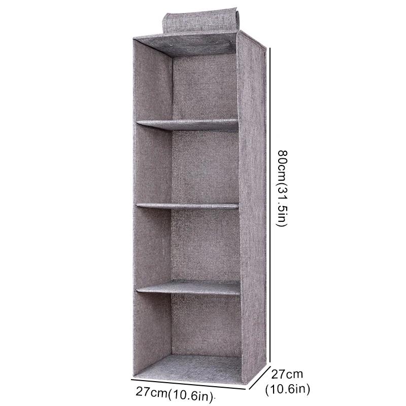 New creative household clothes hanging drawer box underwear finishing storage Collapsible Storage Shelves Closet Organizer