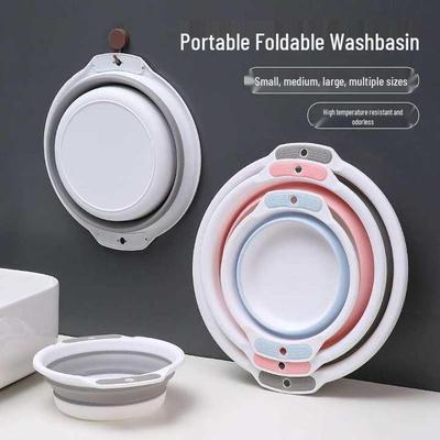 Portable Foldable Washbasin: Large Size for Laundry & Foot Baths, Ideal for Dorms & Travel