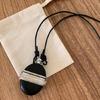 Collana Delicata a Forma di Fiaschetta da Vino Gioielli da Collo in Legno Gioielli per la Clavicola con Catena Regolabile per l'Uso Quotidiano o Feste