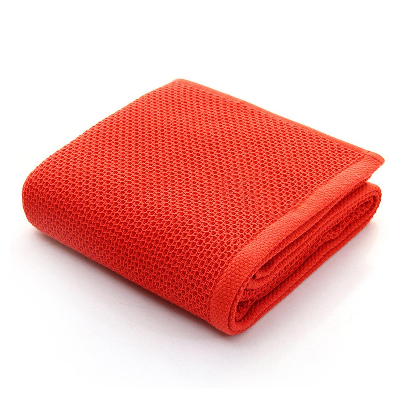 

ORIGINLIFE Банное хлопковое полотенце для отеля, Большое, Красное, Вафельное, Тип, 100%