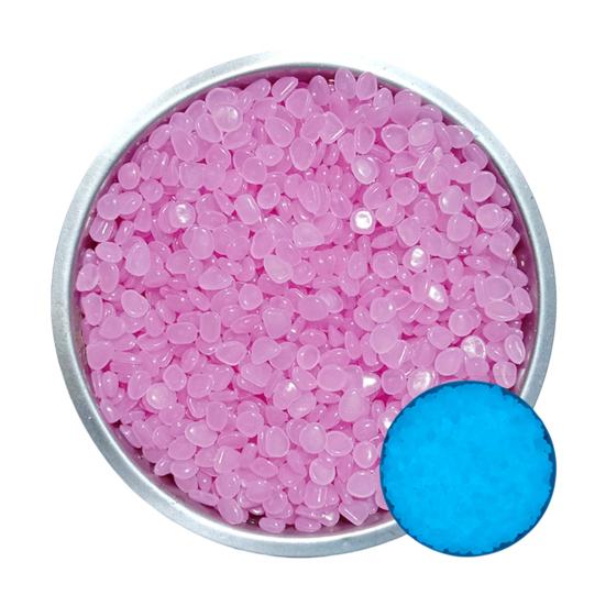 Glow-in-the-Dark Garden Stones Colorful Decorative Aquarium Pebbles Fish Tank Rocks 0.8-1.1cm Luminous Pebbles for Outdoor Walkway Aquarium Landscape