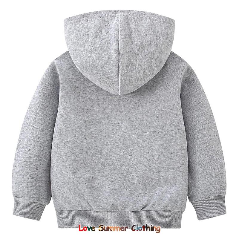 Herbst Neuheiten Einfarbig Kinder Hoodie Pullover Hoodie Regenbogenfarben Kinder Pullover Hoodie Alter 4-14 Atmungsaktives Polyester Mädchenbekleidung Langarm