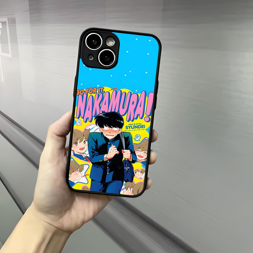 Go For It, Nakamura-kun Phone Case For Iphone 17 16 15 14 13 12 Pro Max Xr Air Plus Skin Feel Black Hard Shell Cover