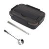 4 Compartment Leakproof Lunch Box 304 Stainless Steel Bento Lunch Box  For Picnics