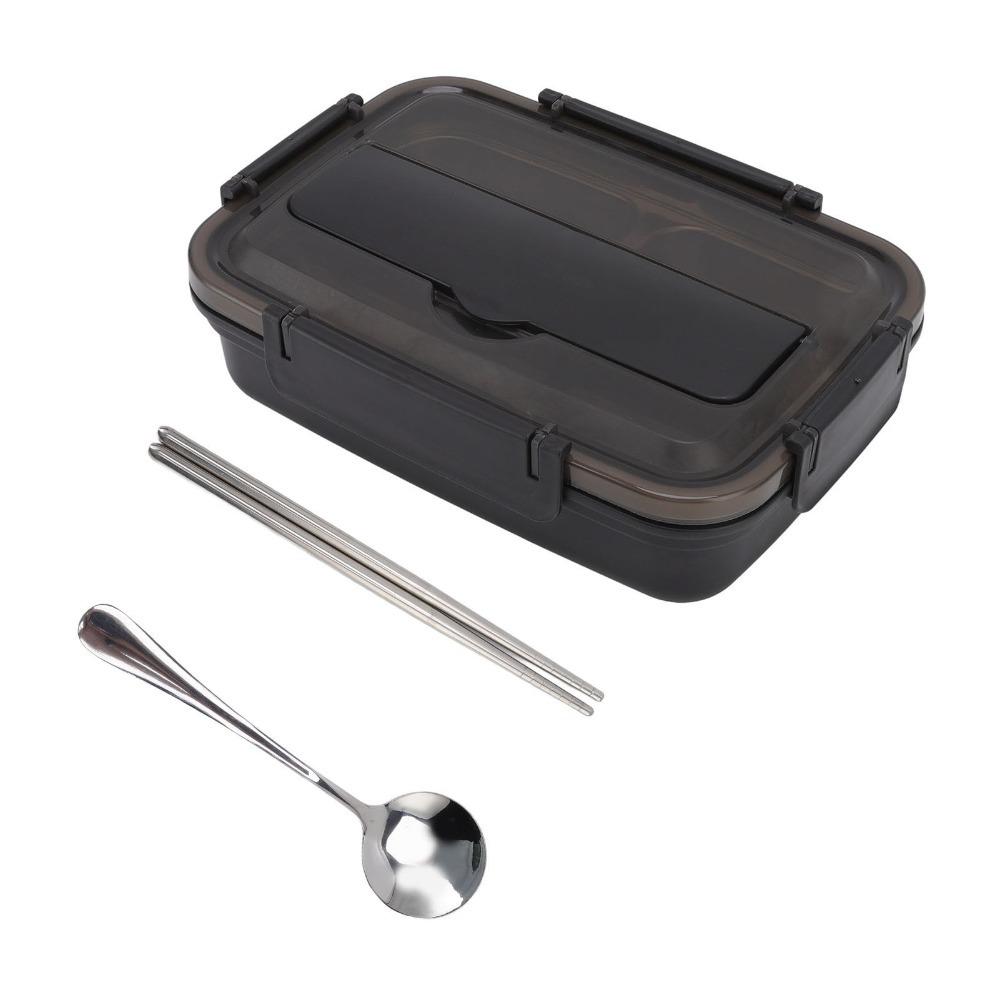 4 Compartment Leakproof Lunch Box 304 Stainless Steel Bento Lunch Box  For Picnics