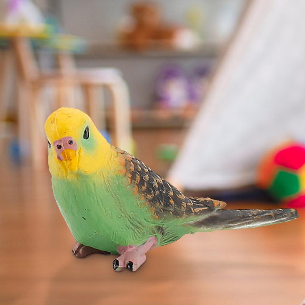 Bird Static Macaws Parrot Model Figurines For Collection Educational&Decoration