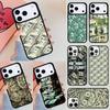 Dollar Funny Phone Case For iPhone 17 Air 14 15 13 12 Max Cover For Apple 14 15 16 16e 11 Pro Max Plus