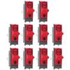 10PCS Red On Off Stop Switch Compact Kill Stop Switch for Husqvarna 137 142 36 41 42 136 50 51 55 61 141 266 268 272 281 288