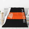Custom Sofa Fleece Depeche Cool Mode Heavy Metal Rock Band Throw Blanket Warm Flannel Blankets for Bedroom Home Sofa Quilt