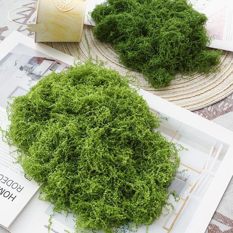Bionic Artificial Moss Micro Landscape Ornaments for Bonsai and Paving