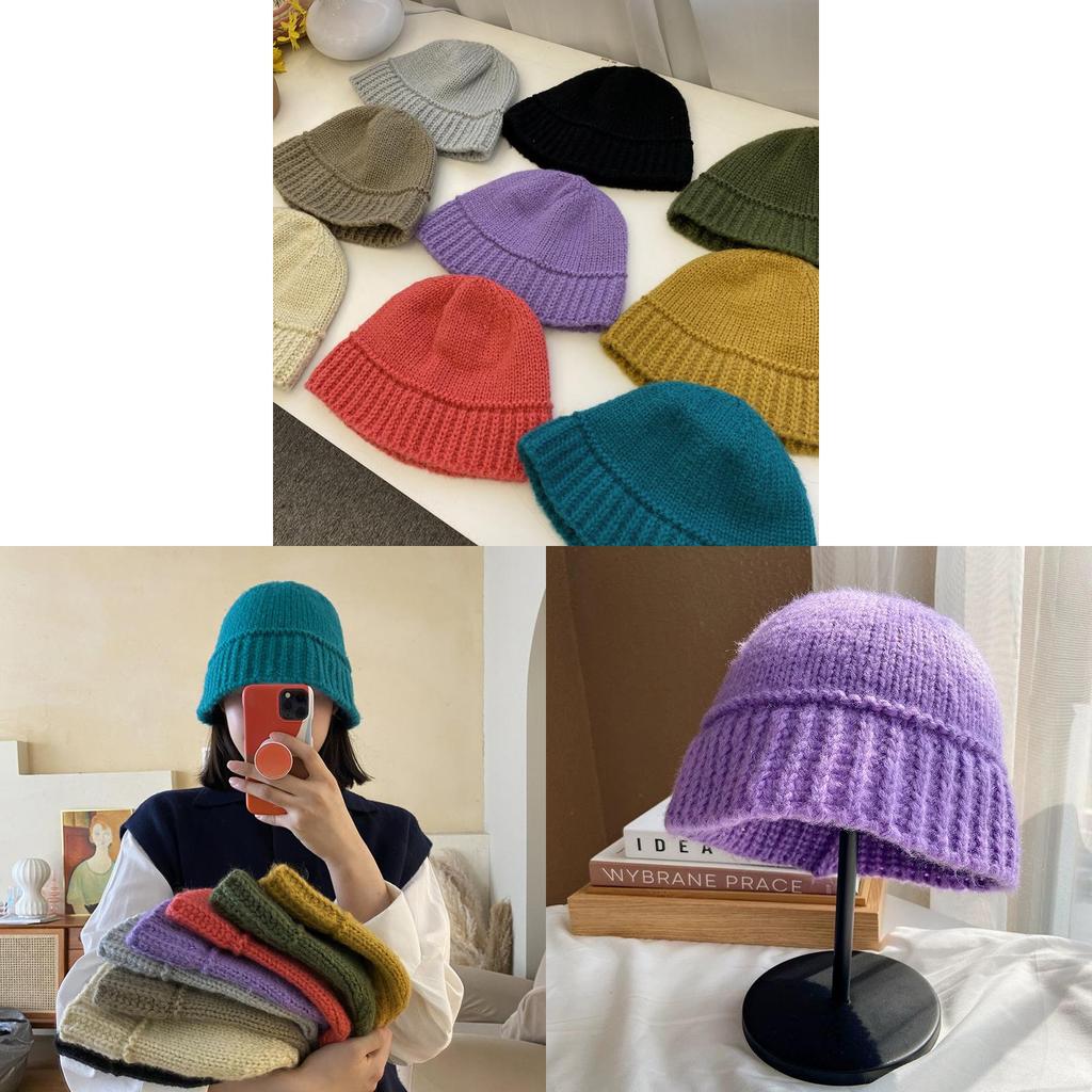 Classic Knit Beanie Hat For Women With Warmth And Windproof Protection For Fall Winter Casual Wear