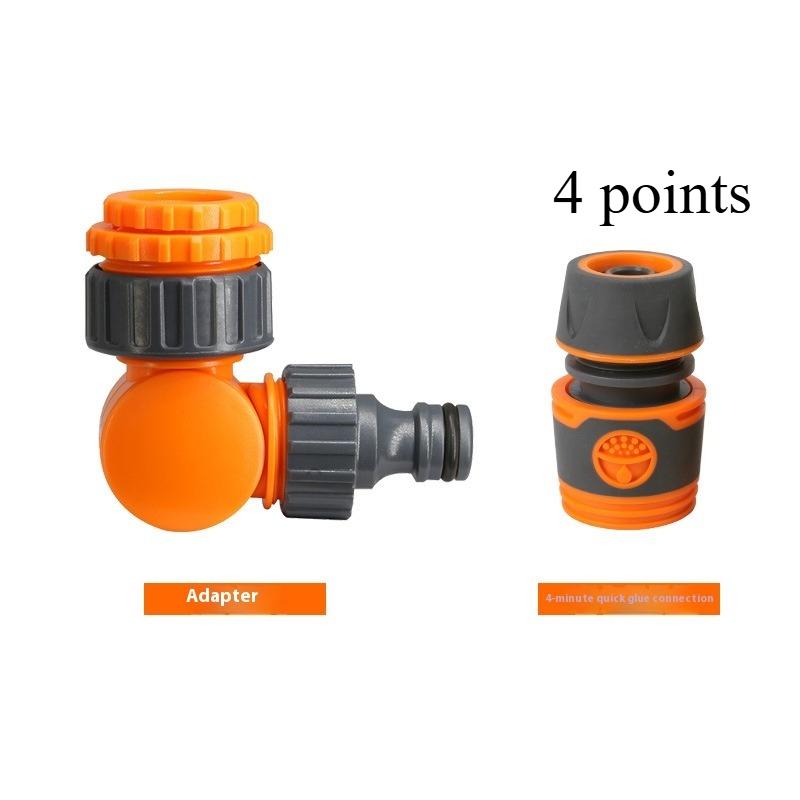 Garden Hose Connector Faucet Adapter For 1/2 Inch Hose Reel Cart Plastic Click-lock Quick ConnectionFor Watering Irrigation Gard